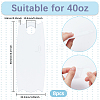 8Pcs Acrylic Heat Transfer Big Pendants FIND-SP0003-10D-2