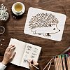 Plastic Reusable Drawing Painting Stencils Templates DIY-WH0202-373-3