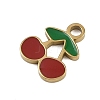 304 Stainless Steel Enamel Charms STAS-I338-01G-16-2
