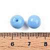 Opaque Solid Color Glass Beads GLAA-N007-8mm-A14-3