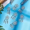  16Pcs 4 Style Tibetan Style Alloy Big Pendants FIND-NB0002-36-3