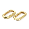 Brass Keychain Clasps X-KK-B046-01G-3