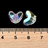 UV Plating Transparent Acrylic Beads MACR-F083-11C-3