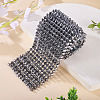 1 Yard 12-Row Resin Spike Stud Cone Flatback Punk Rock Trim Mesh Bead Craft FIND-TA0006-73A-8