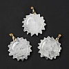 Natural Quartz Crystal Pendants G-E043-01B-20G-2