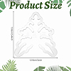 Leaf Shape Acrylic Plant Growth Fixator DIY-WH0430-933A-2