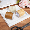 Gorgecraft 1 Roll Non-woven Fabrics Imitation Wood Grain Adhesive Tape DIY-GF0008-77A-4