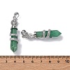 Natural Green Aventurine Pendants G-A241-01P-11-3