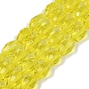 Transparent Glass Beads Strands EGLA-N013-T8mm-D26-1