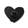 Heart with Word Emotionally Exhausted Enamel Pin JEWB-G018-11B-EB-2