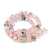 Natural Amethyst & Citrine & Prehnite & Quartz Crystal & Rose Quartz Beads Strands G-G053-B14-01B-3