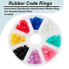Rubber Code Rings FIND-WH0125-99-4
