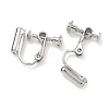 Brass Screw On Clip-on Earring Converters Findings KK-A281-29P-2