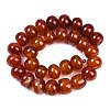 Dyed Natural Agate Beads Strands G-U030-A01-02-3