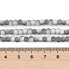 Frosted Crackle Glass Beads X1-GLAA-U001-4mm-M06-4