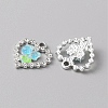 Platinum Alloy Rhinestone Pendants FIND-TAC0008-69P-05-2