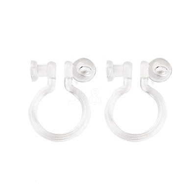 Plastic Clip-on Earring Findings KY-YW0001-46-1