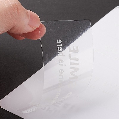 Waterproof PVC Self-Adhesive Stickers LS-DIY-A031-10-1