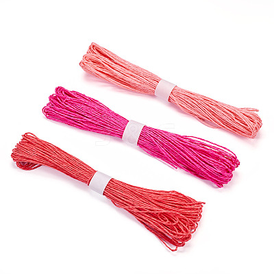 3 Bundles 3 Colors Paper Cords String OCOR-TA0002-15A-1
