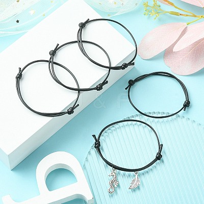 Korean Waxed Polyester Cord Bracelet Making AJEW-JB00011-19-1