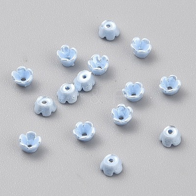 Opaque Resin Bead Caps RESI-CJC0015-29G-1