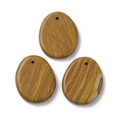 Natural Picture Jasper Pendants G-C110-07D-1