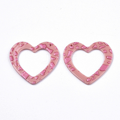 Opaque Printed Acrylic Pendants MACR-N011-008-D02-1