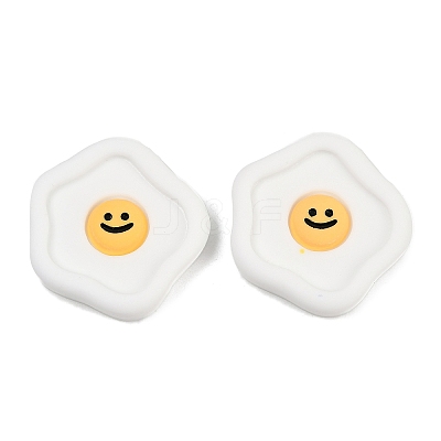 Smiling Face Resin Cabochons CRES-S372-01F-1