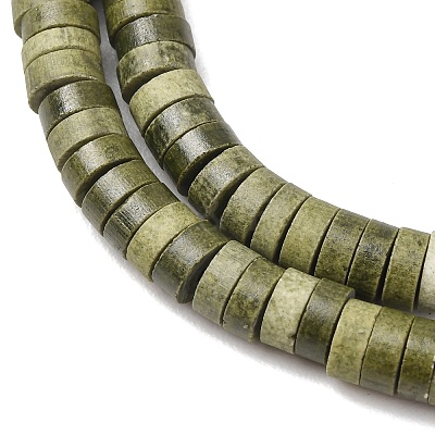 Matte Porcelain Heishi Wheel Beads Strands PR-CBA03B0-03A-1