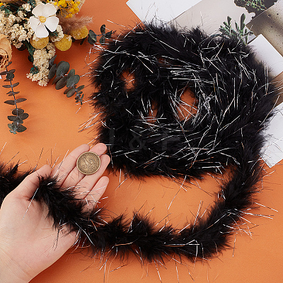 Turkey Feather Strips DIY-WH20095-011C-1