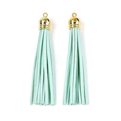 Faux Suede Tassel Pendant Decorations FIND-T003-A17-1