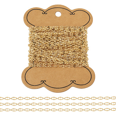 5M Brass Link Chains KK-TA0002-45-1