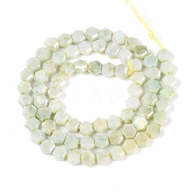 Anti-Tarnish Electroplate Glass Beads Strands GLAA-T028-6mm-02D-1