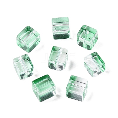 Baking Paint Transparent Glass Beads DGLA-N005-01A-05-1