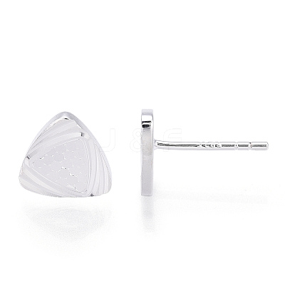 925 Sterling Silver Stud Earrings STER-T004-52S-1