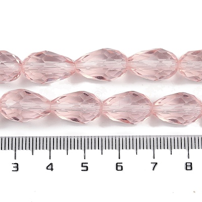 Transparent Glass Beads Strands EGLA-N013-T10mm-D18-1
