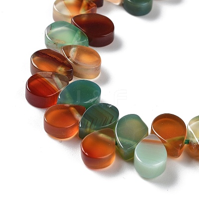 Natural Agate Beads Strands G-G021-04A-02-1