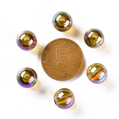 Transparent Acrylic Beads MACR-S370-B10mm-737-1