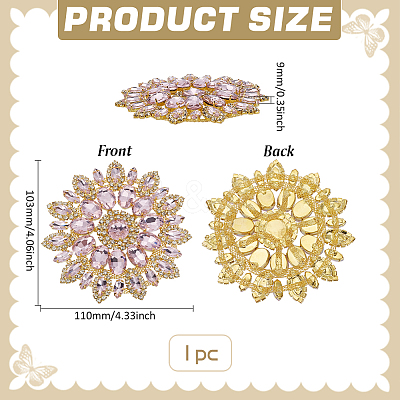 1Pc Rhinestone Cabochons RB-FG0001-04A-1