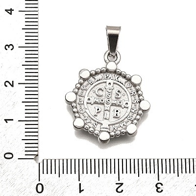 304 Stainless Steel Pendants STAS-B086-09E-P-1