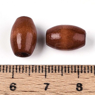 Spray Painted Schima Wood Beads WOOD-T032-29A-18-1