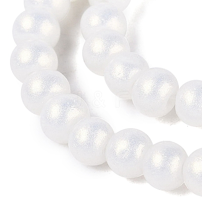 Baking Paint Glass Pearl Beads Strands DGLA-ZX001-05B-01-1