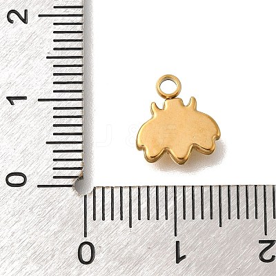 Ion Plating(IP) 304 Stainless Steel Charms STAS-M075-13G-1