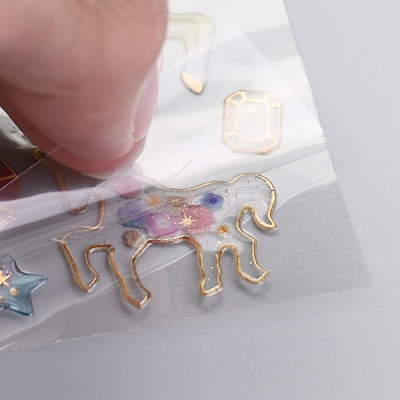 Epoxy Resin Sticker DIY-B009-02A-1