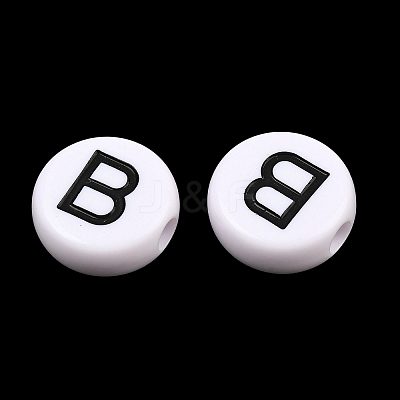 Opaque Acrylic European Beads AC-CBA3BDD-01B-1