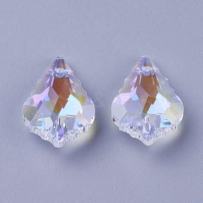 Faceted Glass Pendants X-GLAA-F068-C27-1