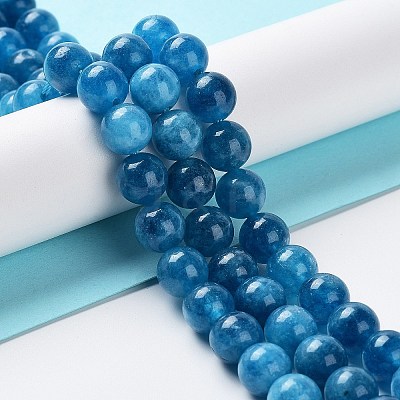 Dyed Natural Malaysia Jade Beads Strands G-G021-02B-10-1