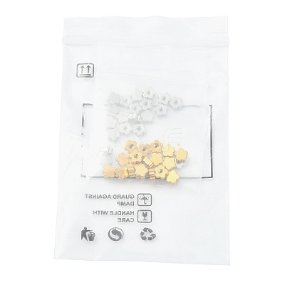 40Pcs 4 Styles Stainless Steel Ear Nuts STAS-FS0002-21-1
