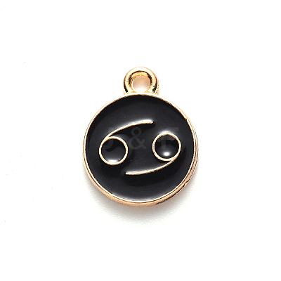 Alloy Enamel Pendants LS-X-ENAM-S124-01B-08D-1