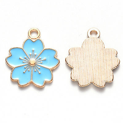 Alloy Enamel Pendants X-ENAM-S121-115C-1